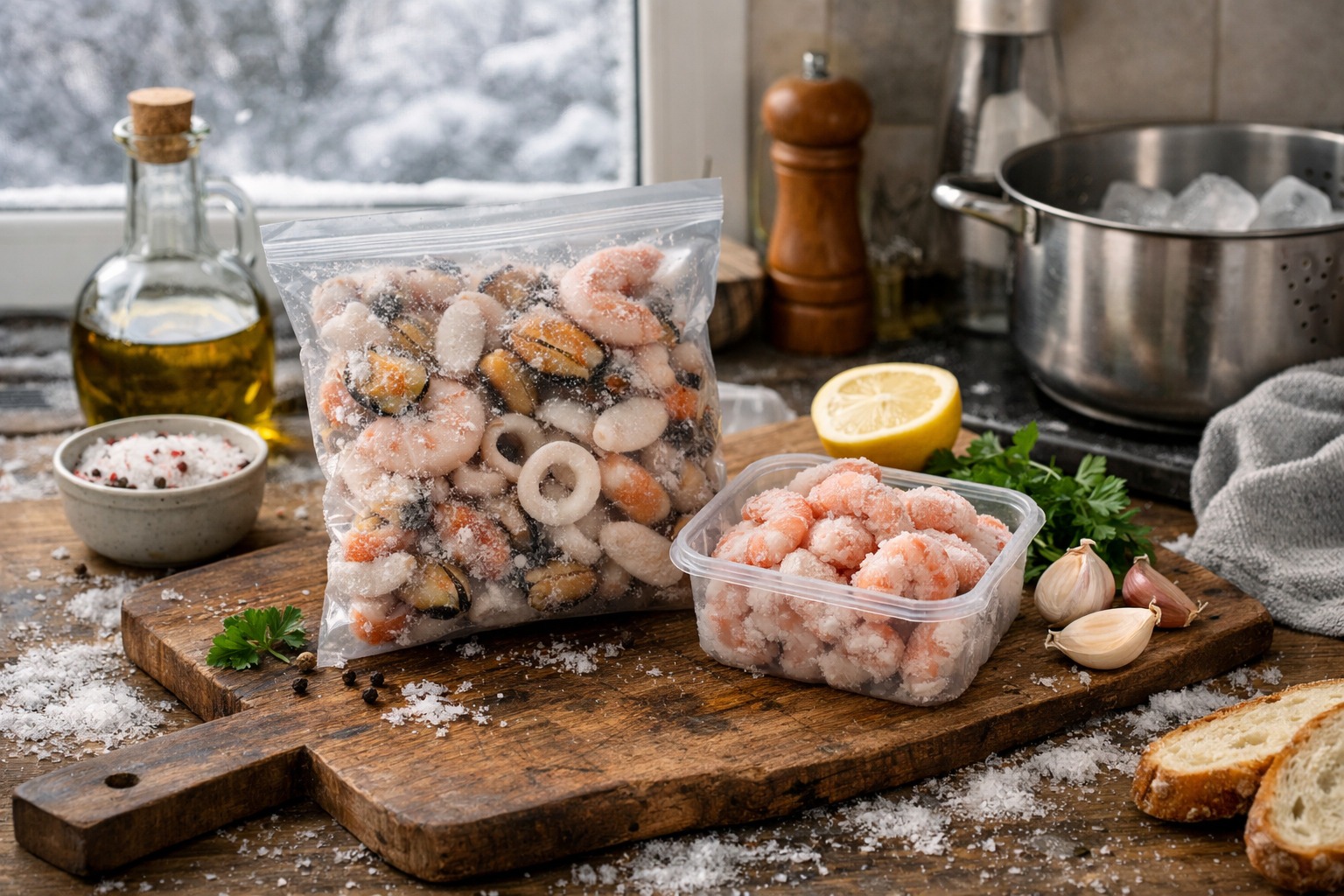 Cum se aleg fructele de mare congelate corect pentru sezonul de iarnă?